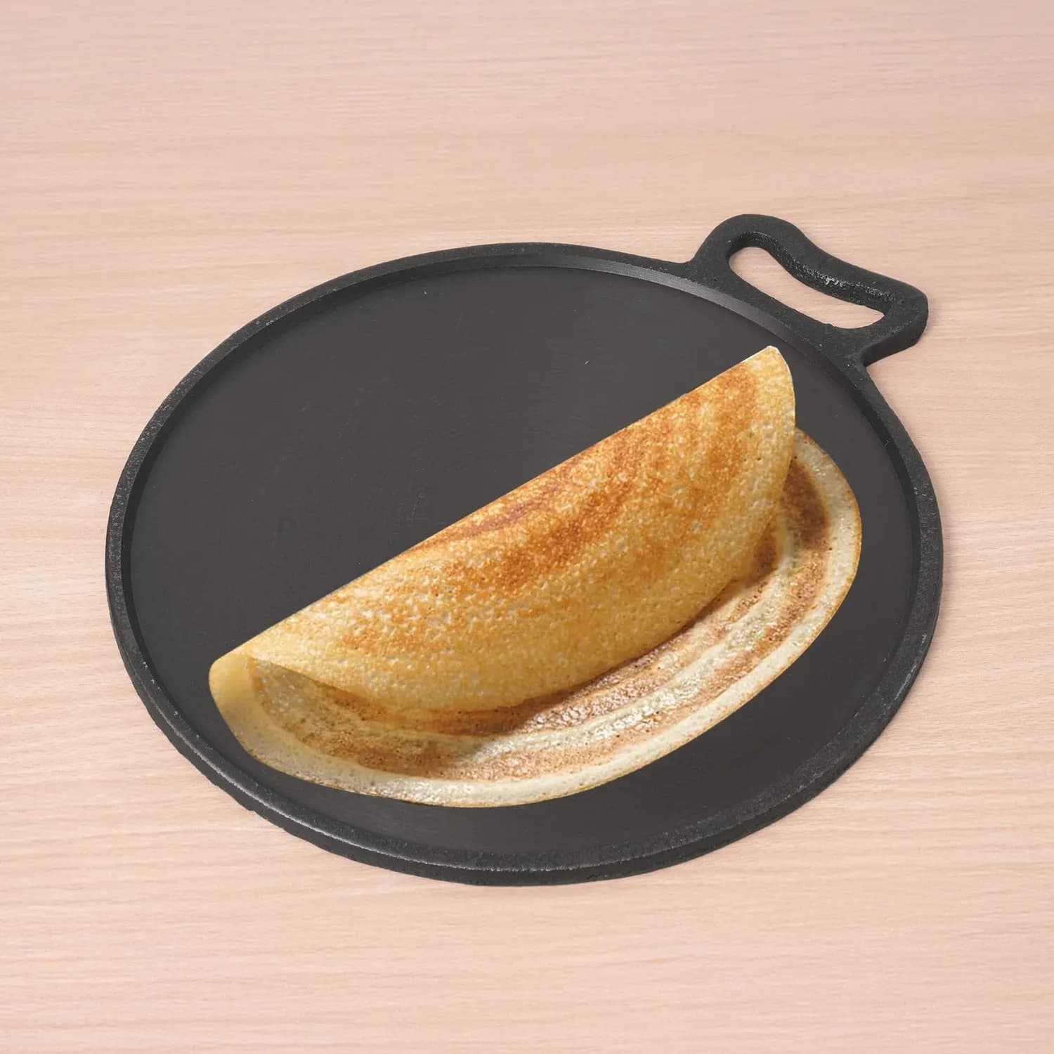 Super Smooth Cast Iron Tawa 27.9cm, Pre-seasoned, 100% Pure, Toxin-free, Induction 2.7 kg