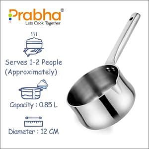 ELANTE TRIPLY CURVE SAUCEPAN - 14 CM(14cm)