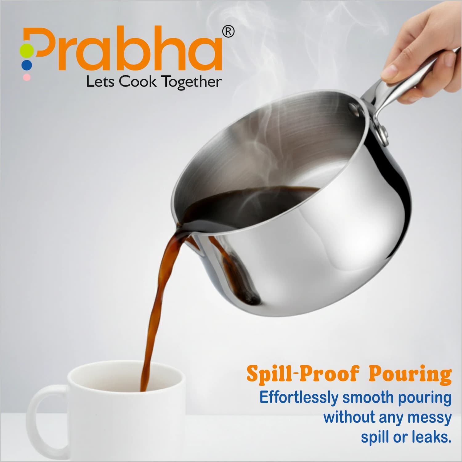 ELANTE TRIPLY CURVE SAUCEPAN - 14 CM(14cm) - Image 3