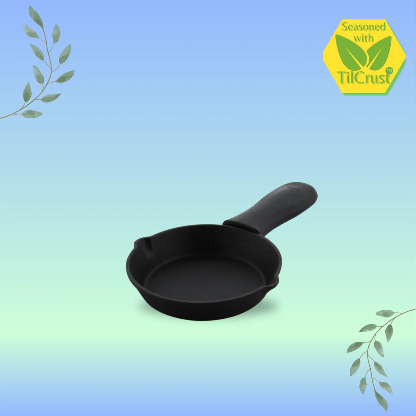 Triple Seasoned Cast Iron Classic Skillet 8 in(21cm) - Image 3