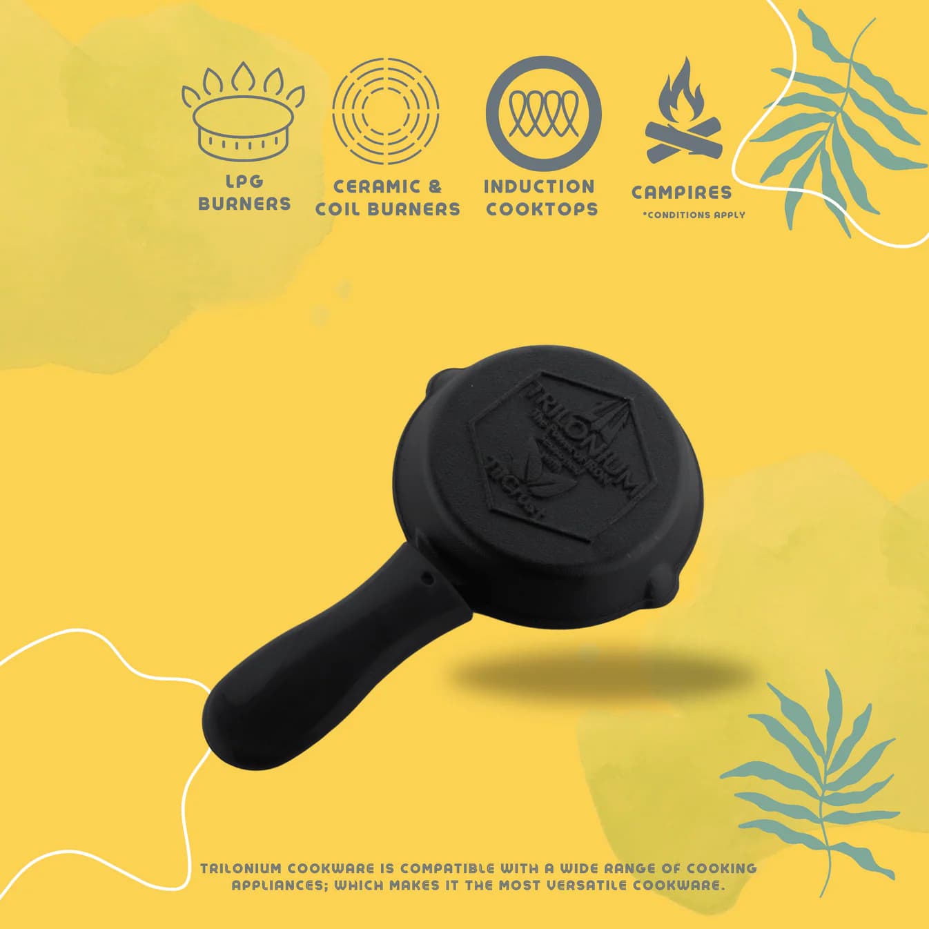 Triple Seasoned Cast Iron Classic Skillet 8 in(21cm) - Image 5