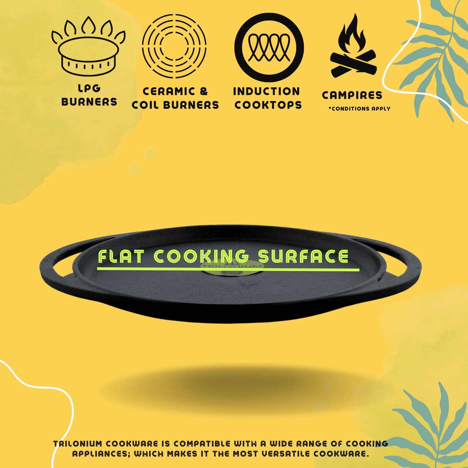 Triple Seasoned Cast Iron Dosa Tawa Infinity 2.0 11 in - Image 3