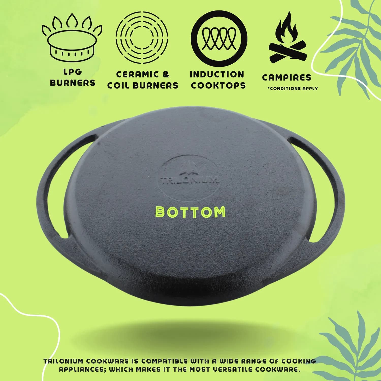 Triple Seasoned Cast Iron Dosa Tawa Infinity 2.0 11 in - Image 4